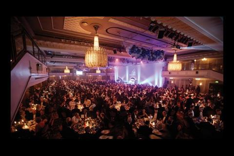 More than 1,200 guests were at the Grosvenor House hotel on Thursday night for the 15th Building Awards